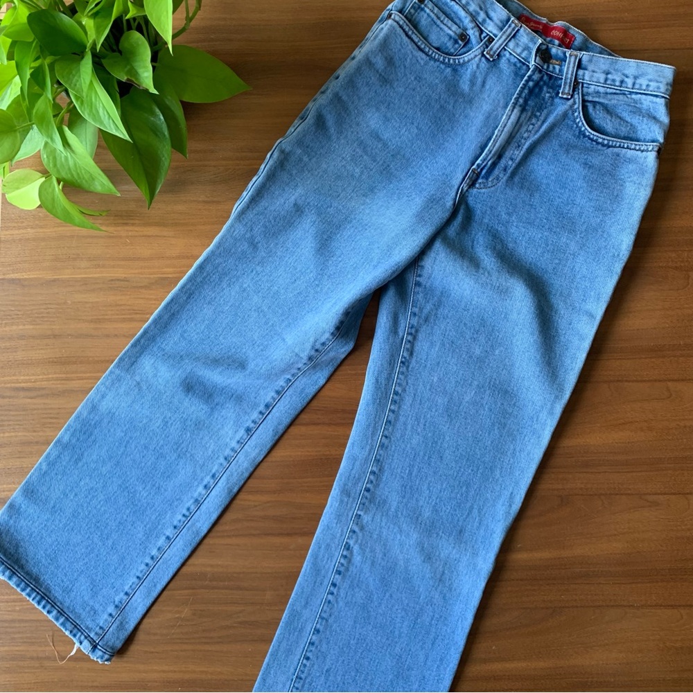 Vintage Pepe Light Wash Wide Leg High Waisted Jean